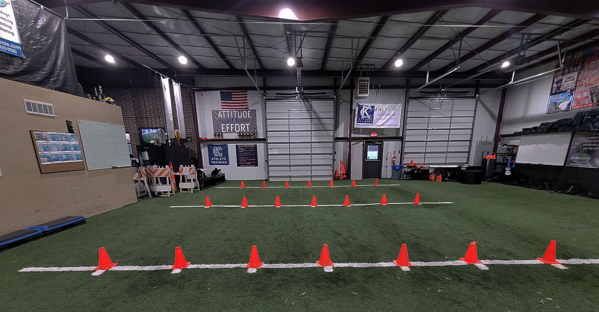 Facility Rental at Kansas City Athlete Training Athletic Sports Performance for male and female athletes both youth and high school with group speed and agility classes and private training for all sports along with football specific camps and classes in Kansas City Missouri