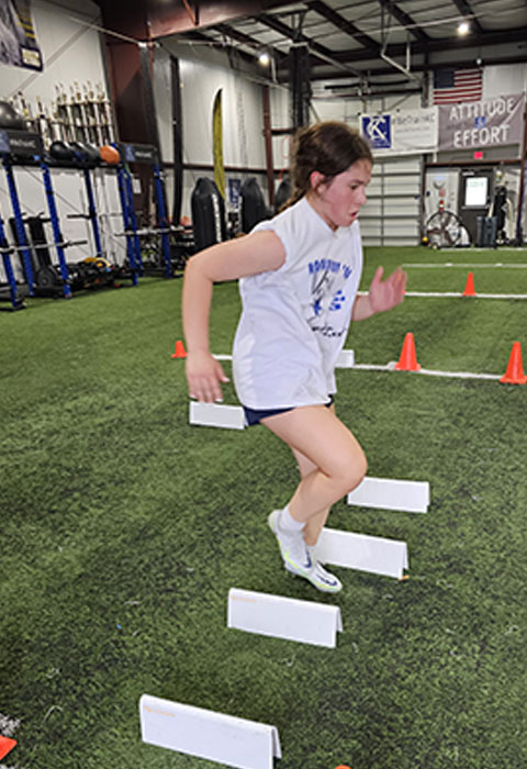 Kansas City Athlete Training Sports Performance Staff offers Personal and Small Group training available for Speed and Agility Training which includes burst and explosion training, Weightlifting Technique, Functional Strength Training for all sports and KC Athlete Football Academy Position Specific Training at the WeTrainKC Indoor Facility in Kansas City Missouri